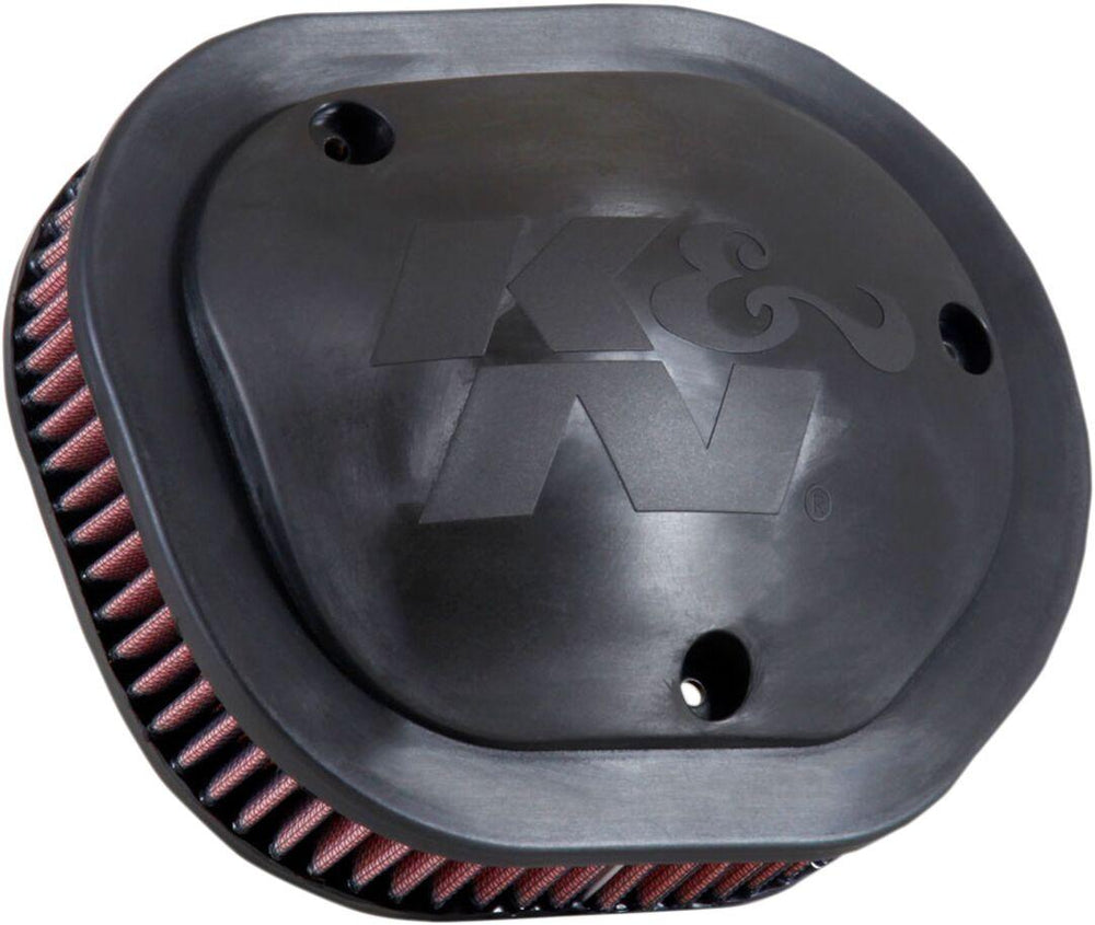 K&N High Flow Air Filter For Indian Chief 111 2014-2020 - Black Red