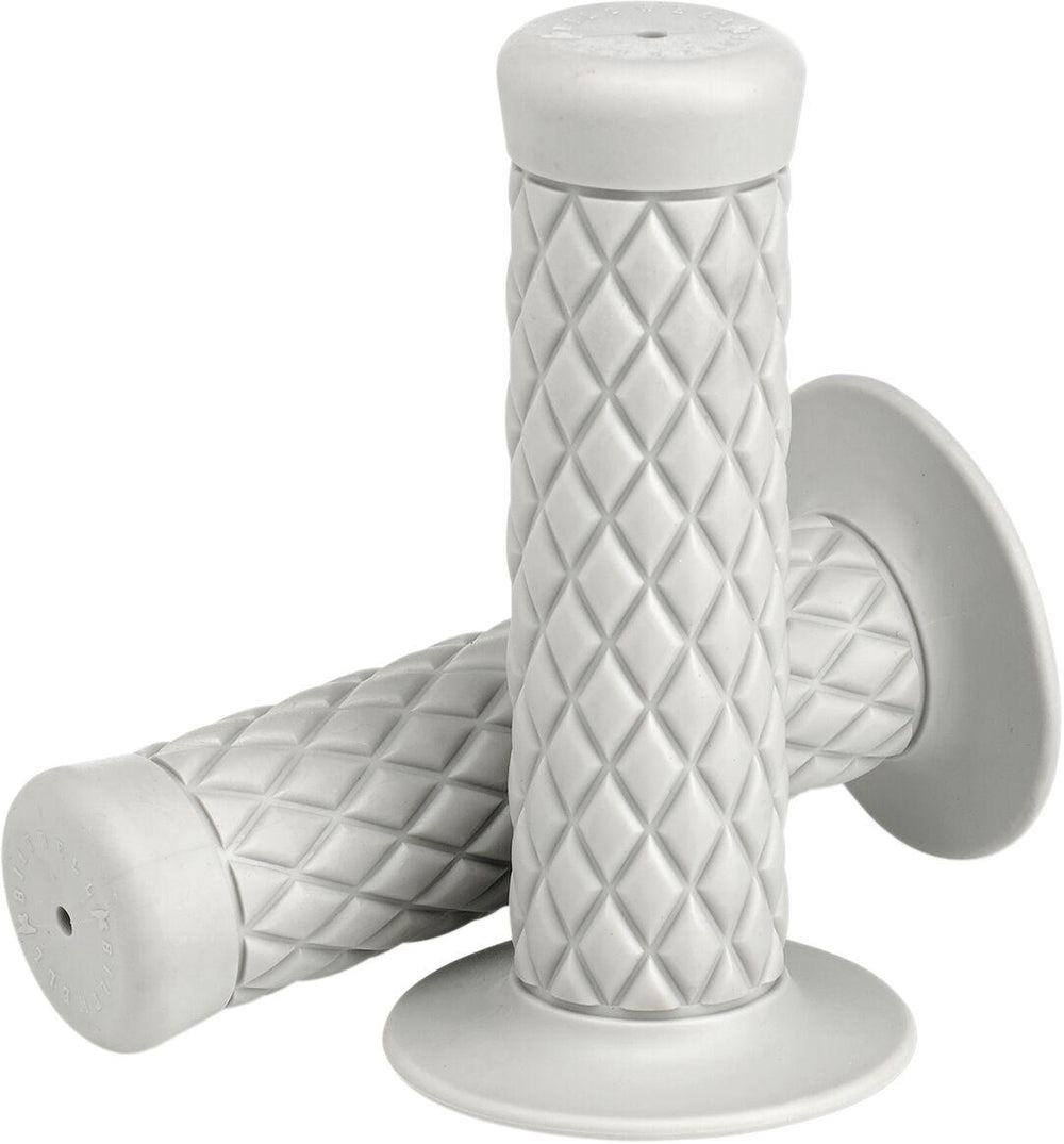 Biltwell Thruster Bar Closed End Grips - White