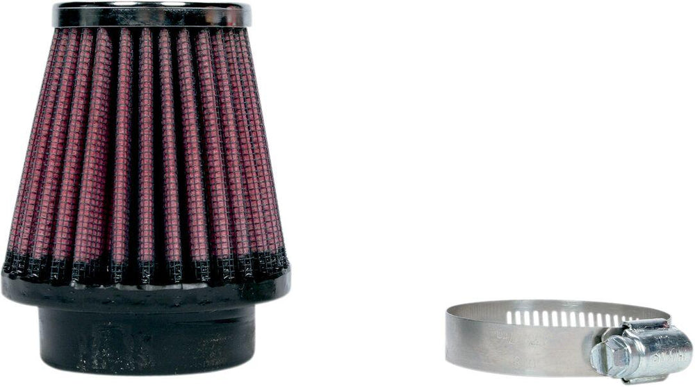 K&N Universal Clamp On Air Filter For Yamaha XVS 650 1996-2003 - Black Red