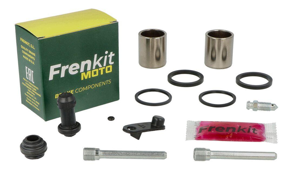 Frenkit Superkit Caliper Repair Kit For Kawasaki BN125 2000-2009 Fits Front Right - Black/Silver/Stainless Steel