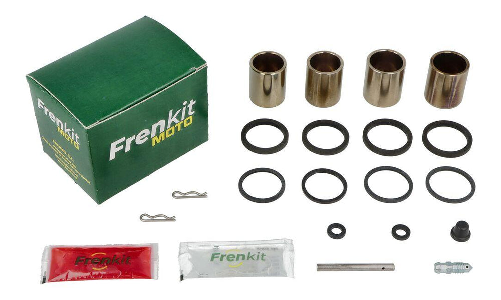 Frenkit Superkit Caliper Repair Kit For BMW K 1600 B ABS 2018-2024 Fits Front Left - Black/Silver/Stainless Steel