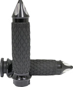 Avon Grips Contour Grips For Harley Davidson FLDE 1750 2018-2020 Diamond Spiked - Black