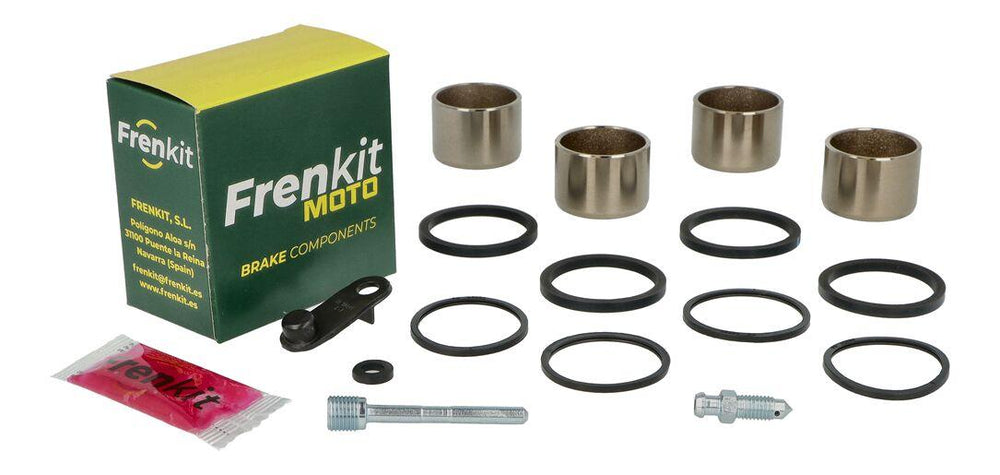 Frenkit Superkit Caliper Repair Kit For Kawasaki VN 1600 2005-2008 Fits Front Left - Black/Silver/Stainless Steel