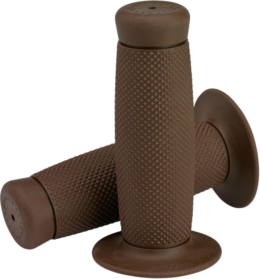 Biltwell Renegade Bar Closed End Grips - Chocolate