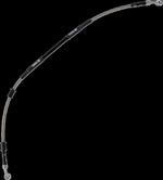 Moose Racing Stainless Steel Braided Brake Hose For Kawasaki KLX230R 2020-2024 Rear