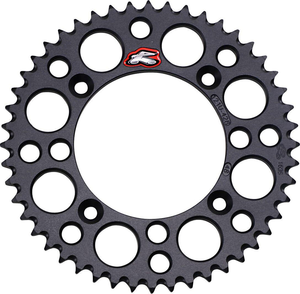 Renthal Ultralight Sprocket For Suzuki RM 80 1989-2001 Rear 48T - Black