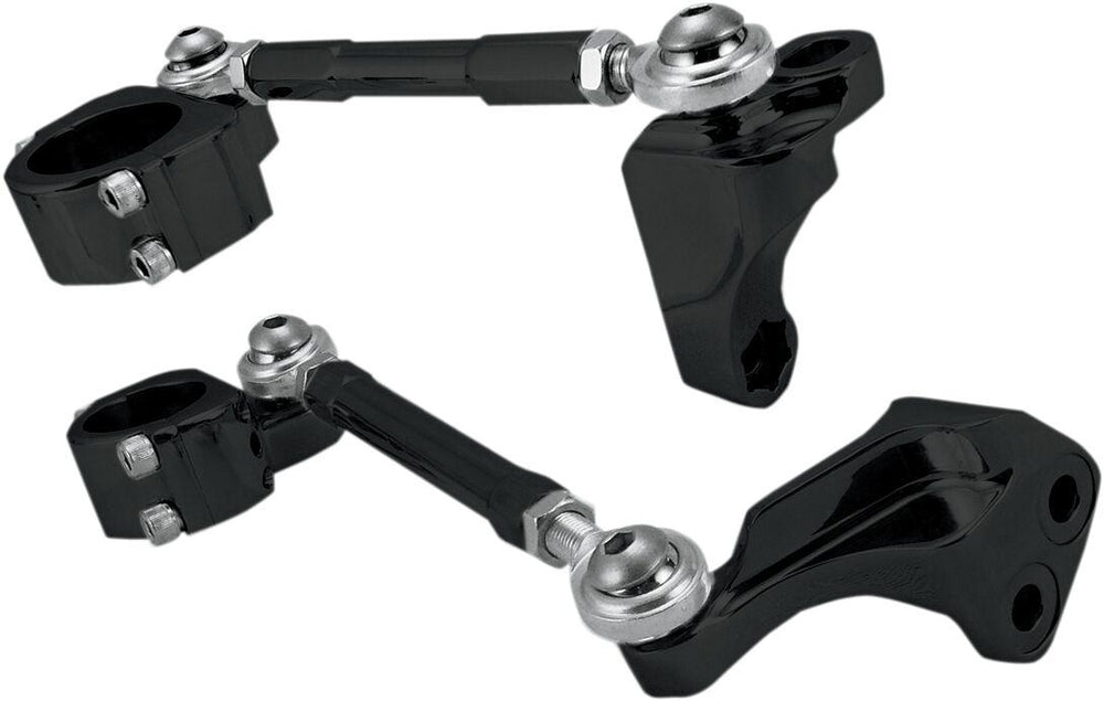 Alloy Art Combi Stabilizer Kit For Harley Davidson FLD 1690 2012-2013 - Black Anodized