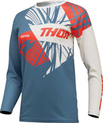 Thor Womens Sector Split Jersey - Blue White