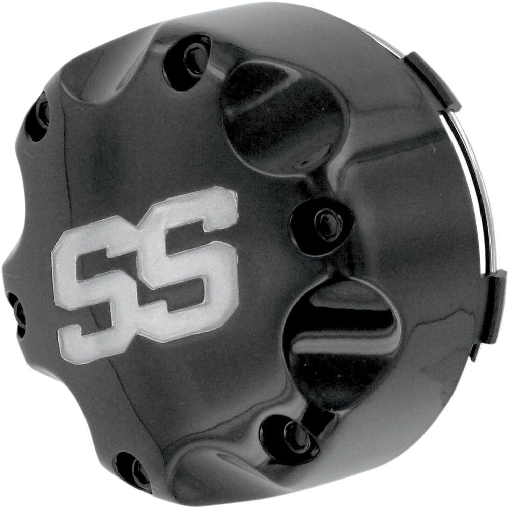 ITP Replacement SS112 Wheel Centre Cap For Kawasaki KVF650 4X4 2005-2012 - Black/Silver
