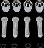 Moose Racing Wheel Stud/Nut Kit For Suzuki LT-A 400 ASI 4X4 2020-2024 Rear - Silver