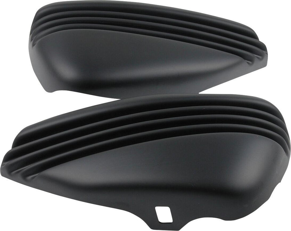 Cult Werk Bobber Side Panels For Harley Davidson XL 1200 C 2004-2013 - Raw Black