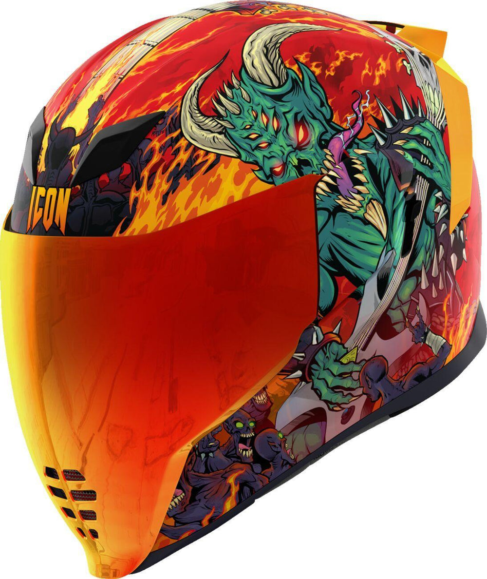 Icon Unisex Airflite Blegh MIPS Helmet - Red
