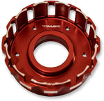 Trask Billet Clutch Basket For Harley Davidson FLD 1690 2012-2013 - Red