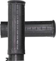 Avon Grips Old School Rubber Grips For Harley Davidson FLD 1690 2012-2013 Closed End Full Waffle - Black
