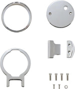 LA Choppers Single Gauge Mount for Performance Risers For Harley Davidson FLD 1690 2012-2013 - Chrome