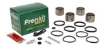 Frenkit Superkit Caliper Repair Kit For Kawasaki KR-1S 250 1989-1990 Fits Front - Black/Silver/Stainless Steel