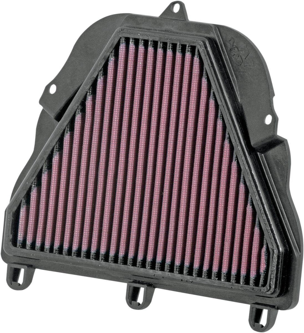 K&N High Flow Air Filter For Triumph Daytona 675 2006-2012 - Black Red
