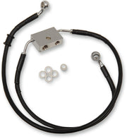 Drag Specialties Extended Length Brake Hose For Harley Davidson XL 883 N 2014-2020 +10.2 cm Front