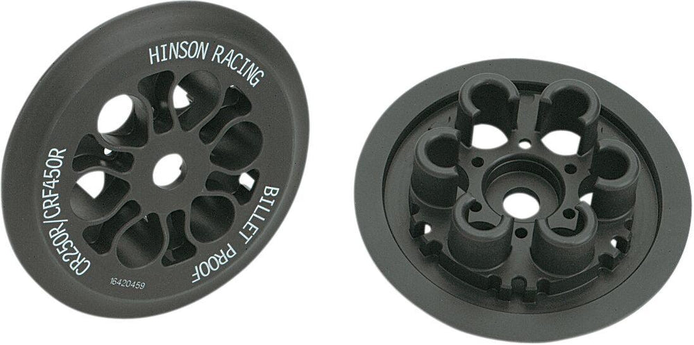 Hinson Billetproof Pressure Plates For Honda CR250 1992-2007 - Akadized Black