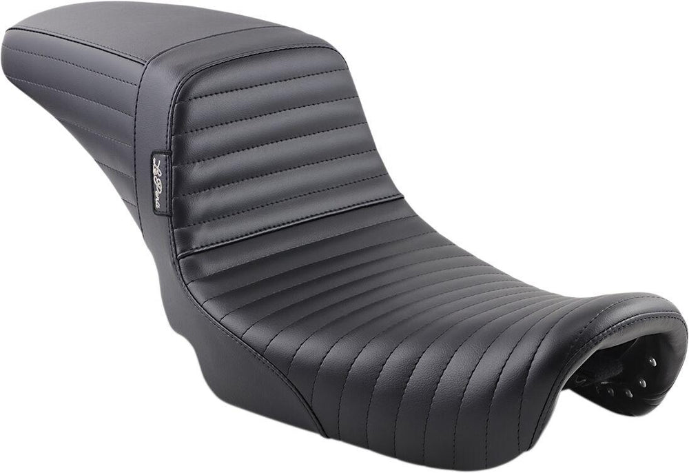 LE Pera Kickflip Daddy Long Legs Seat For Harley Davidson FLD 1690 2012-2013 Pleated - Black