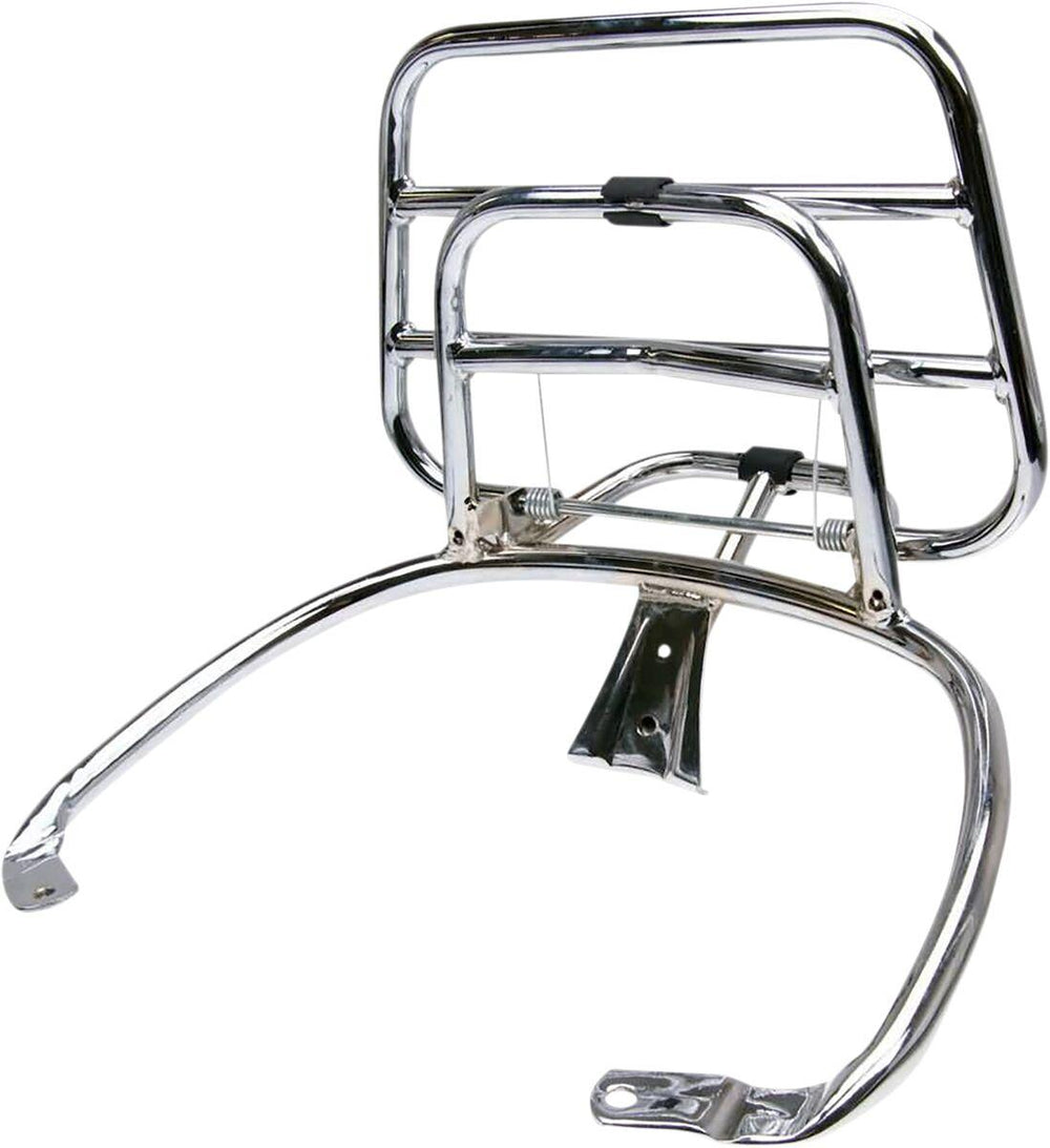 101 Octane Rear Folding Luggage Rack For Vespa Elettrica 2018-2022 - Chrome