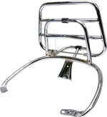 101 Octane Rear Folding Luggage Rack For Vespa Elettrica 2018-2022 - Chrome