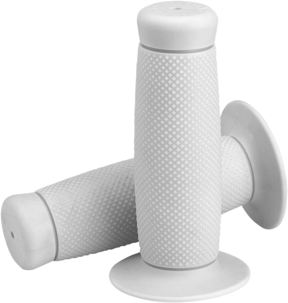 Biltwell Renegade Bar Grips For 25.4 mm (1") Handlebars - White