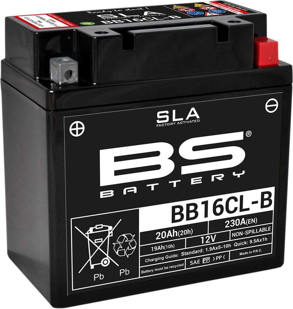 BS Battery SLA AGM Battery For John Deere 295S 1974 - Black