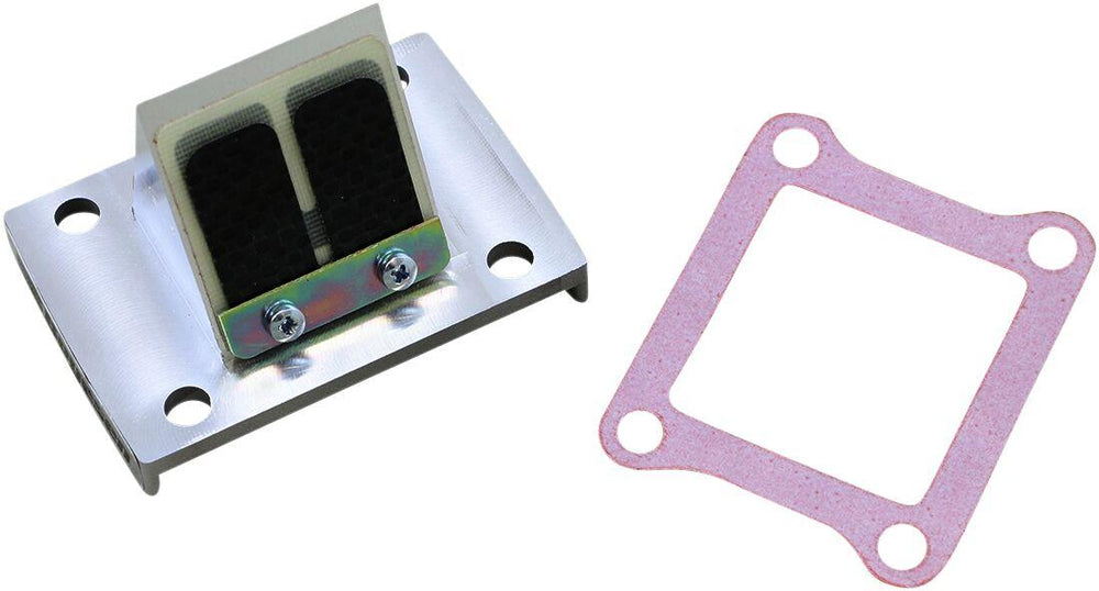 Boyesen Rad Valve Reed Cage Assembly For Kawasaki KX 65 2024 - Black/Silver