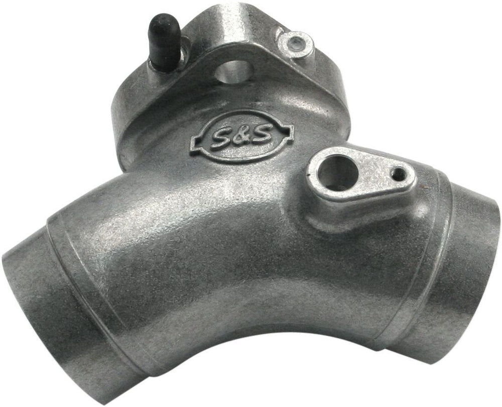 S&S Cycle Flange Mount Intake Manifold For Harley Davidson FLD 1690 2012-2013 - Silver
