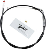 Barnett  Vinyl Throttle Idle Cable For Harley Davidson FLS 1690 2012-2015 94 cm (37") - Black