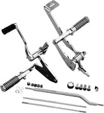 Drag Specialties Forward Control Kit With Pegs For Harley Davidson FXR1340 1986-1994 - Black Chrome