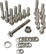 Feuling Parts Dress Up Chassis Trim Fastener Kit For Harley Davidson XL 1200 C 1996-2003 - Silver
