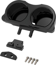 LA Choppers Dual Gauge Mount For Performance Risers For Harley Davidson FLD 1690 2012-2013 - Black