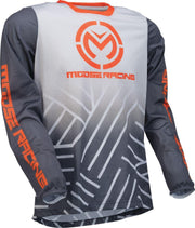 Moose Racing Sahara Jersey - Grey Orange
