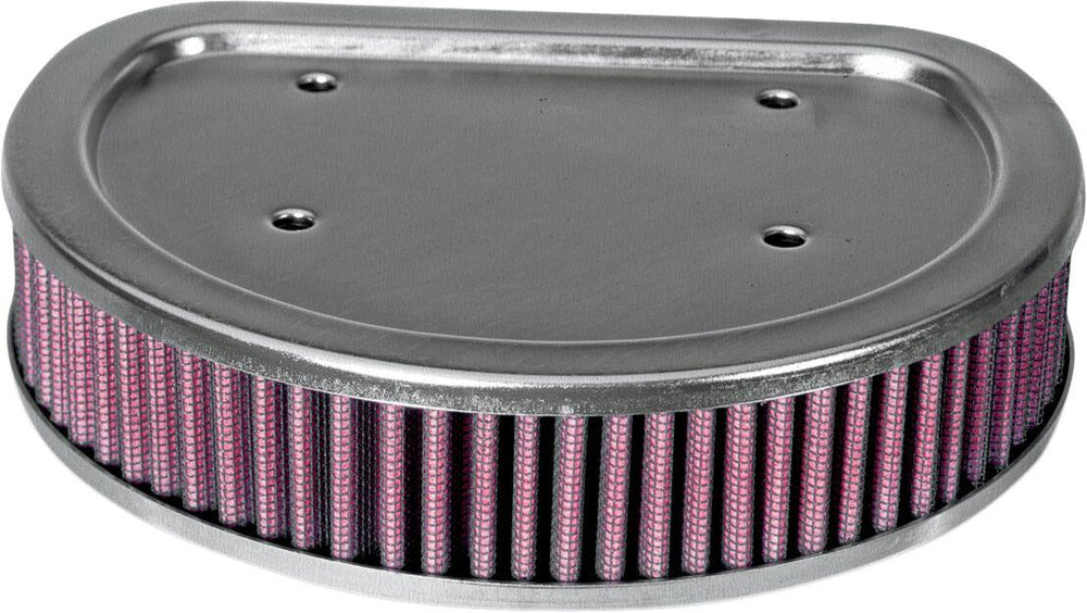 K&N High Flow Air Filter For Harley Davidson FLHRCI 1450 EFI 1999-2001 - Black Red