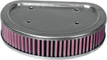 K&N High Flow Air Filter For Harley Davidson FLHRCI 1450 EFI 1999-2001 - Black Red