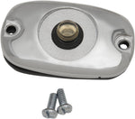 Drag Specialties Rear Brake Master Cylinder Cover Kit For Harley Davidson FLSTC 1450 2000-2003 - Chrome