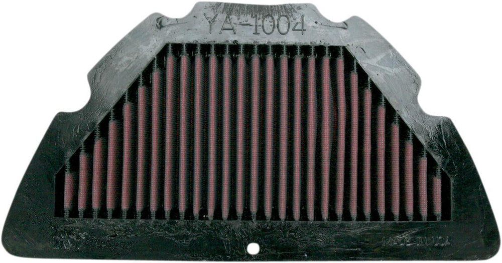 K&N High Flow Air Filter For Yamaha YZF-R1 1000 2004-2006 - Black Red