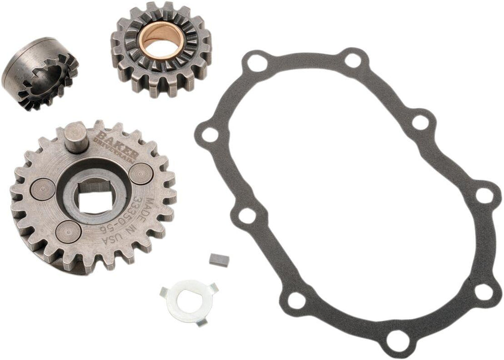 Baker Drivetrain Classic Kicker Gear Kit For Harley Davidson EL 1000 1936-1952