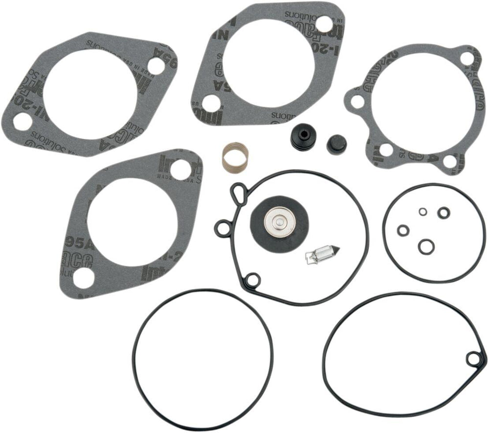 Drag Specialties Carburettor Rebuild Kit for Keihin For Harley Davidson FLST 1340 1987-1989 - Black Grey