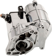 Terry Components Starter Motor For Harley Davidson FLHS 1340 1990-1993 - Chrome