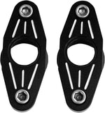 Accutronix Swingarm Pivot Blocks For Harley Davidson FXR 1340 1986-1994 Ball Milled - Anodized Black
