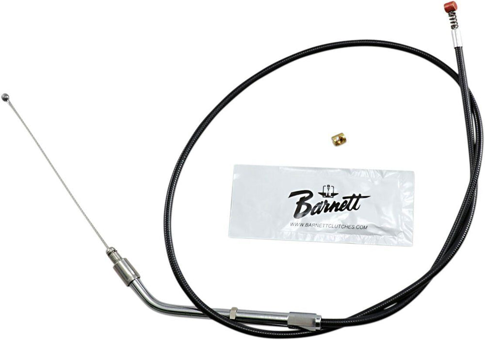 Barnett  Vinyl Throttle Idle Cable For Harley Davidson XL 1200 C 1996-2006 81.5 cm (32") - Black