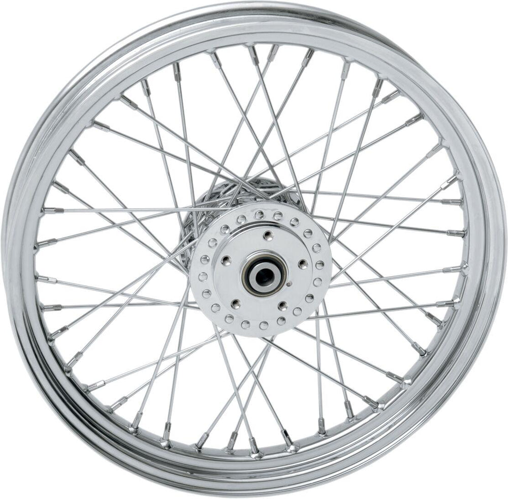 Drag Specialties Laced Wheel For Harley Davidson FXD 1340 1995-1998 19x2.5 Front - Chrome Silver