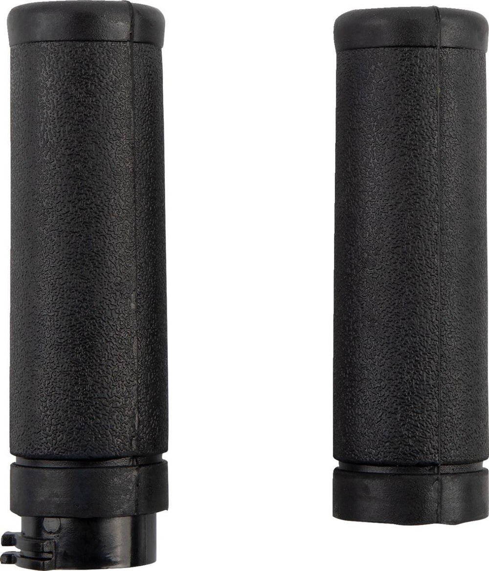Drag Specialties Replacement OEM-Style Rubber Grips For Harley Davidson FLD 1690 2012-2013 - Black
