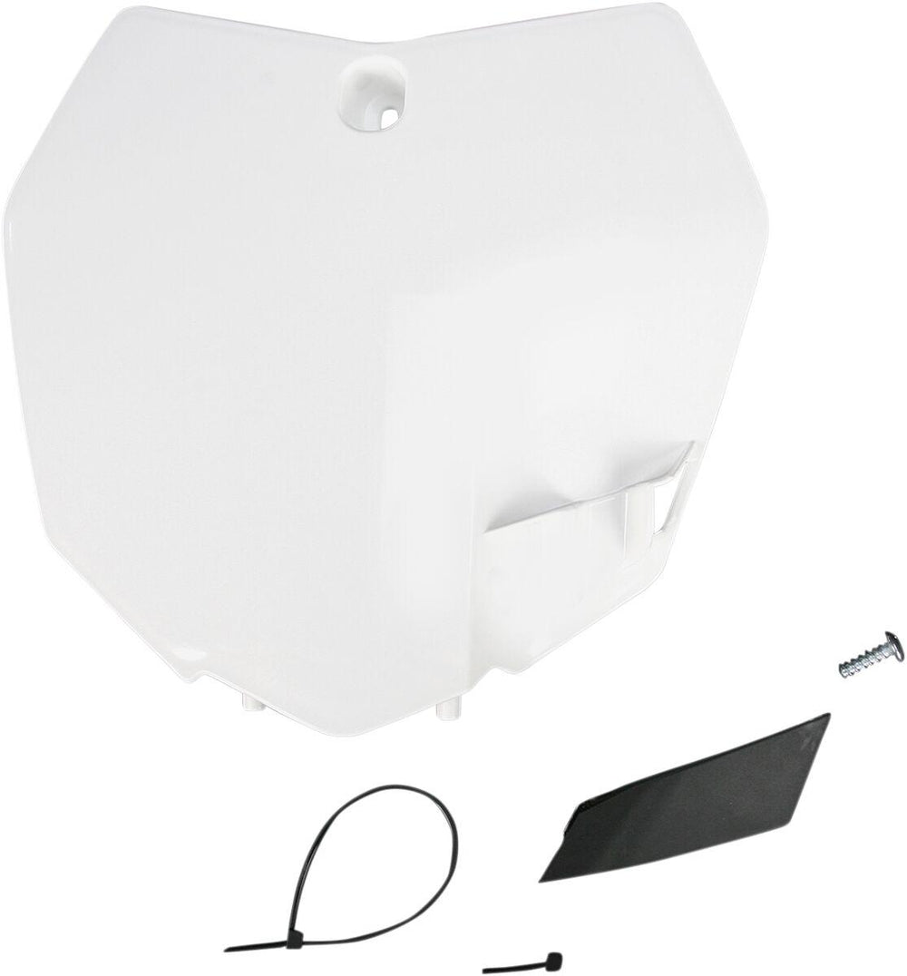 UFO Front Number Board For KTM  SX125 2013-2015 - White
