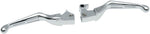 Drag Specialties Slotted Wide Blade Lever Set For Harley Davidson XL 1200 C 2004-2013 - Chrome