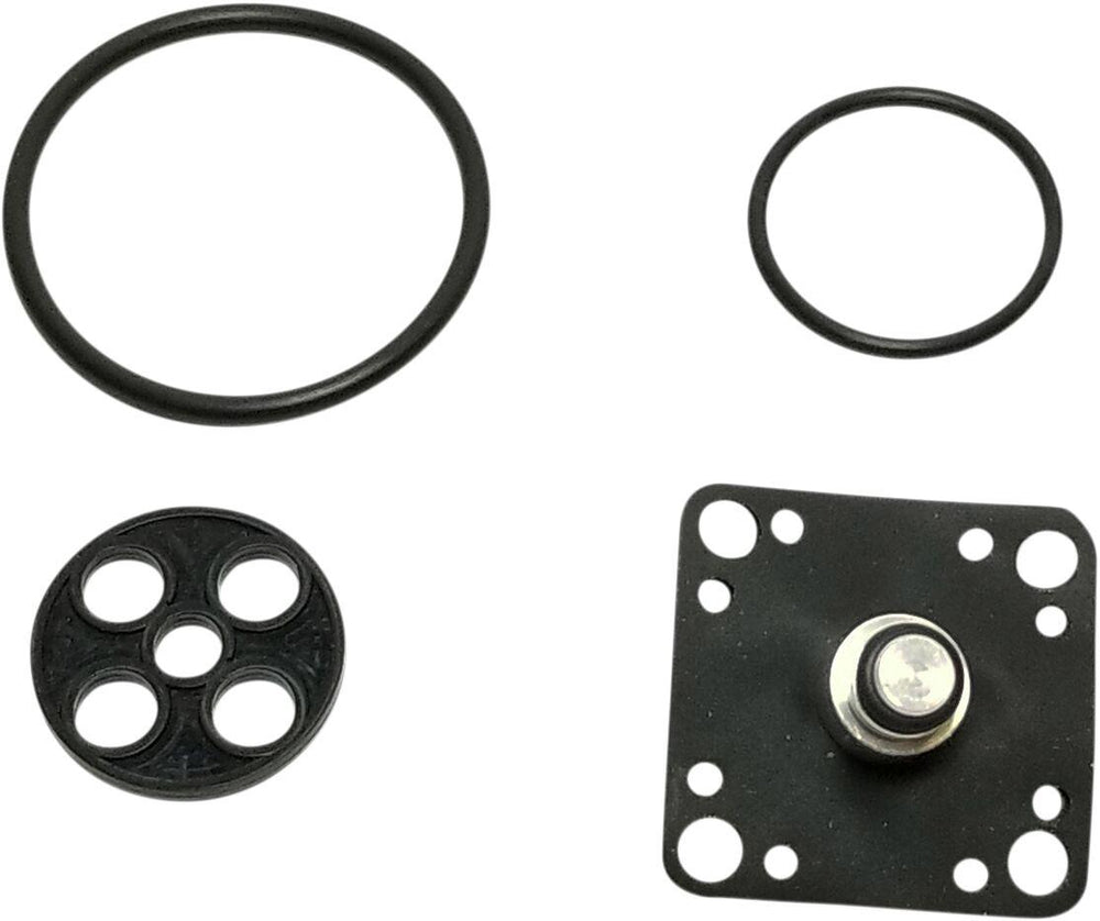 K&S Fuel Petcock Repair Kit For Kawasaki EN450 1985-1990 - Black