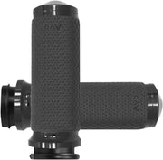Avon Grips Vibration Dampening Memory Foam Grips For Harley Davidson FLDE 1750 2018-2020 Large - Black